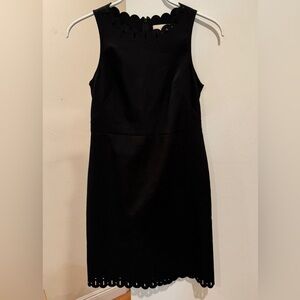 LOFT Black Dress with Elegant Cutout Design, 0 Petite